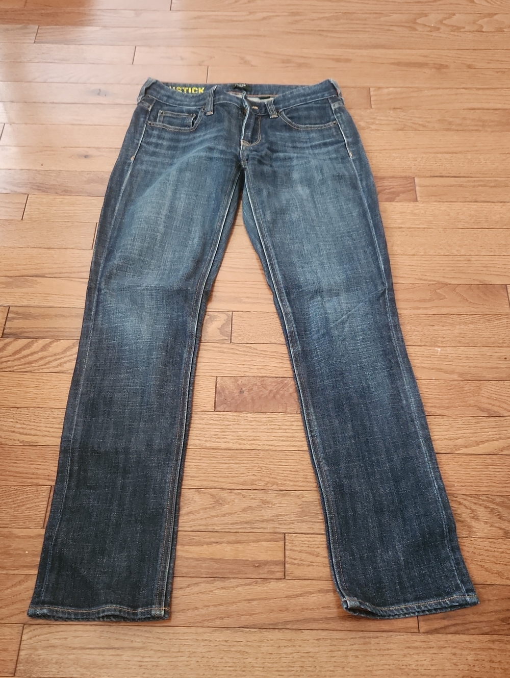 J Crew Stretch Jeans Womens 24S Matchstick Straight Denim Low-Rise